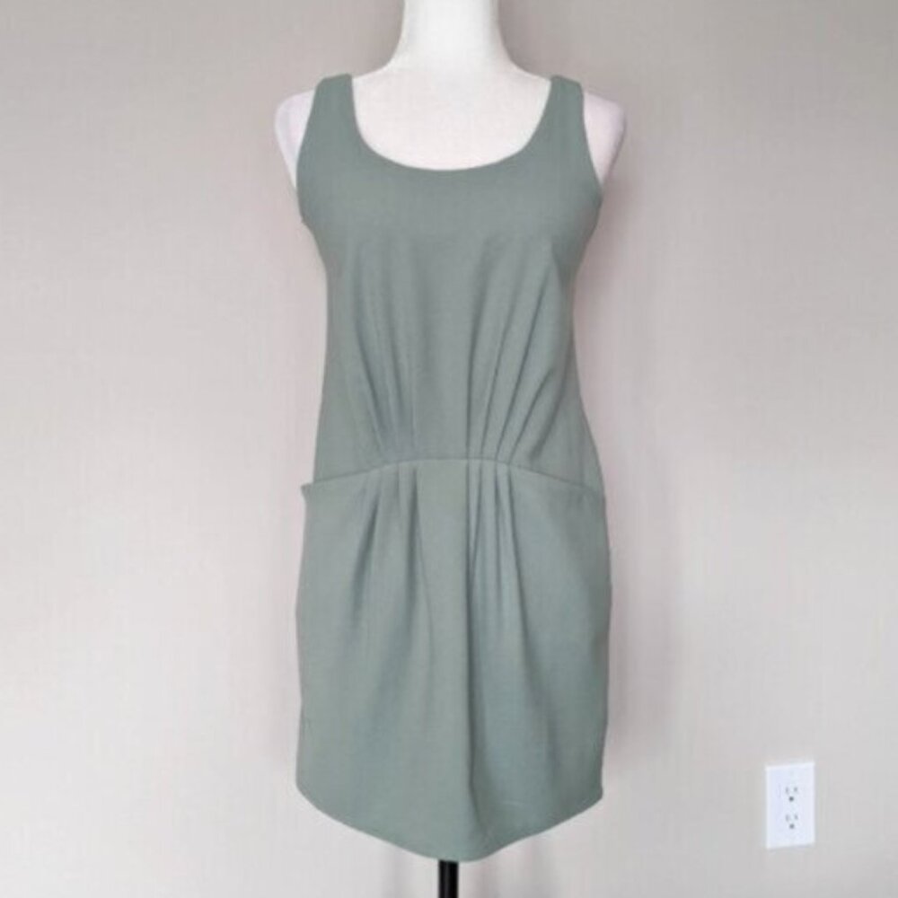 NWT Against Nudity sage green sleeveless dress